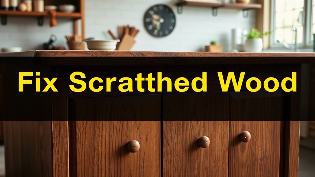 Fix Scratched Wood Furniture with This Kitchen Hack