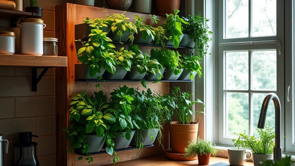How to Create a Vertical Herb Garden in Your Kitchen