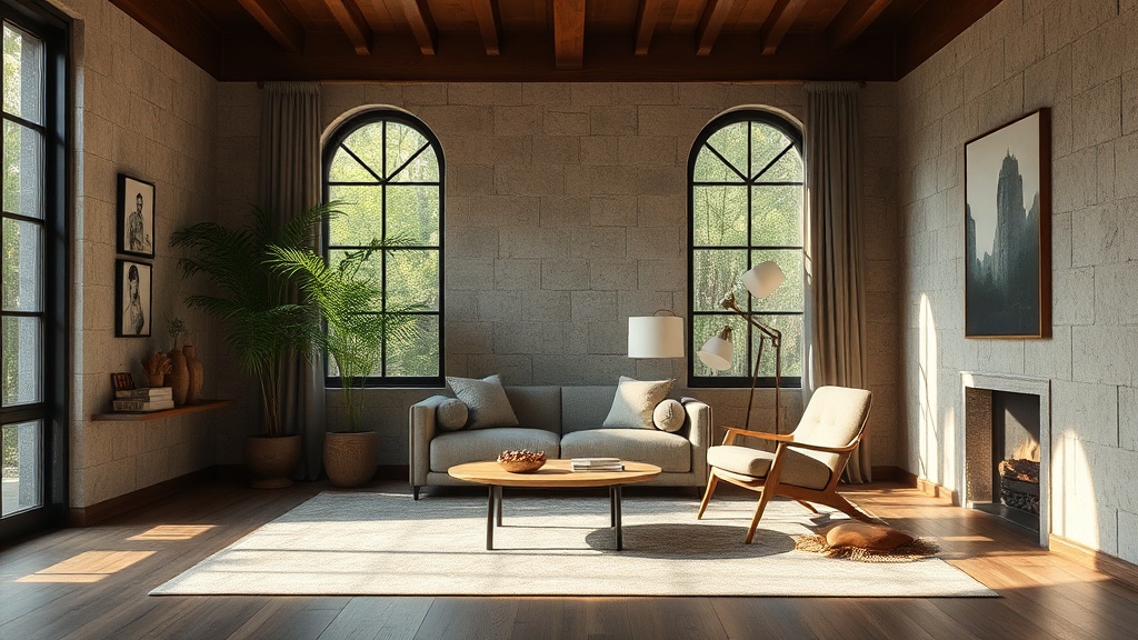 Natural Textures and the Psychology of a Balanced Room