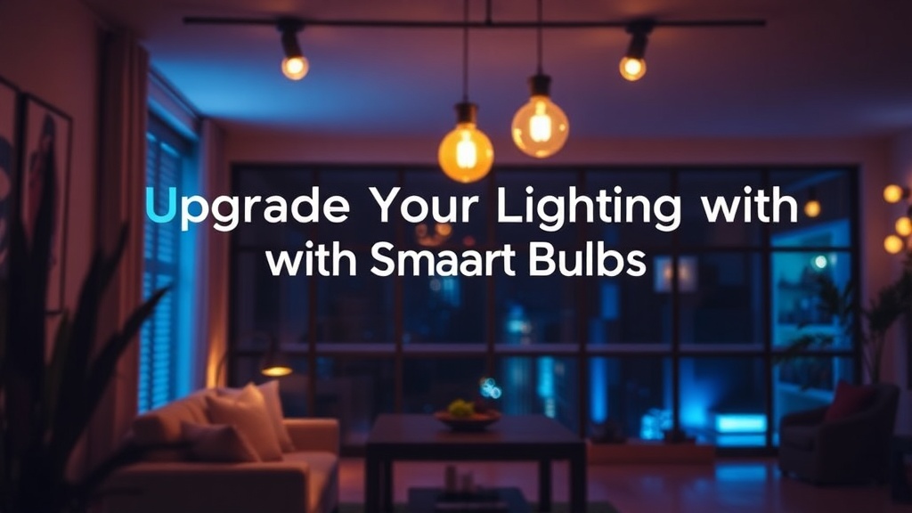 Upgrade Your Lighting with Smart Bulbs