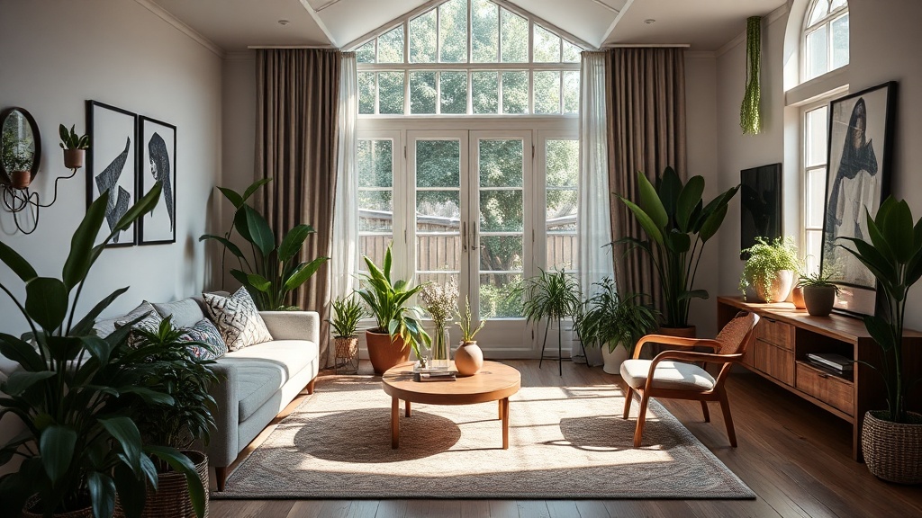Ways to Use Indoor Plants to Soften Your Living Room