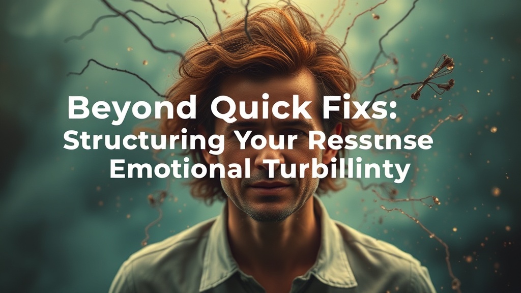 Beyond Quick Fixes: Structuring Your Response to Emotional Turbulence