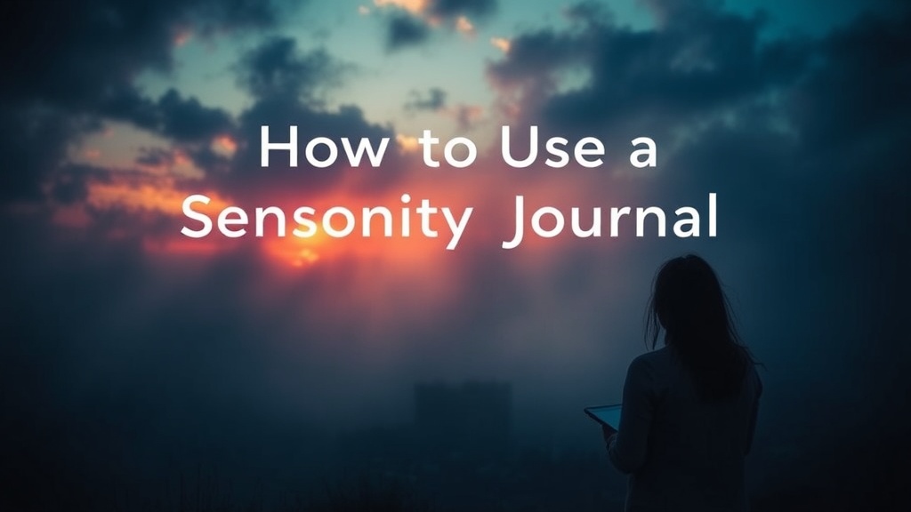 How to Use a Sensory Journal to Track Your Mood
