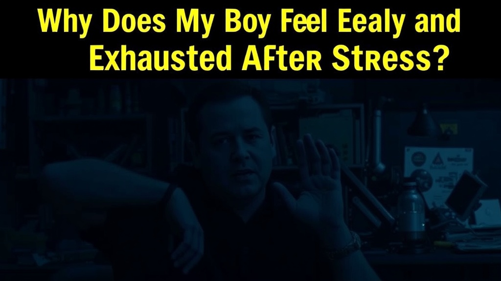 Why Does My Body Feel Heavy and Exhausted After Stress?