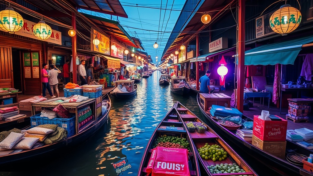 A Deep Dive into the Floating Markets of Thailand