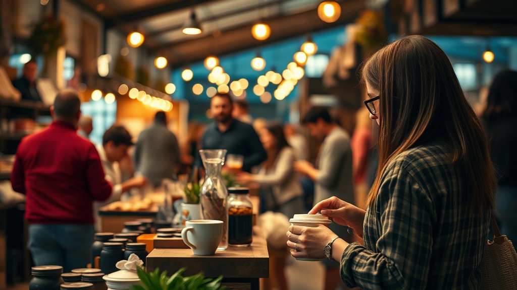 Grab a Coffee and Browse Local Maker Markets