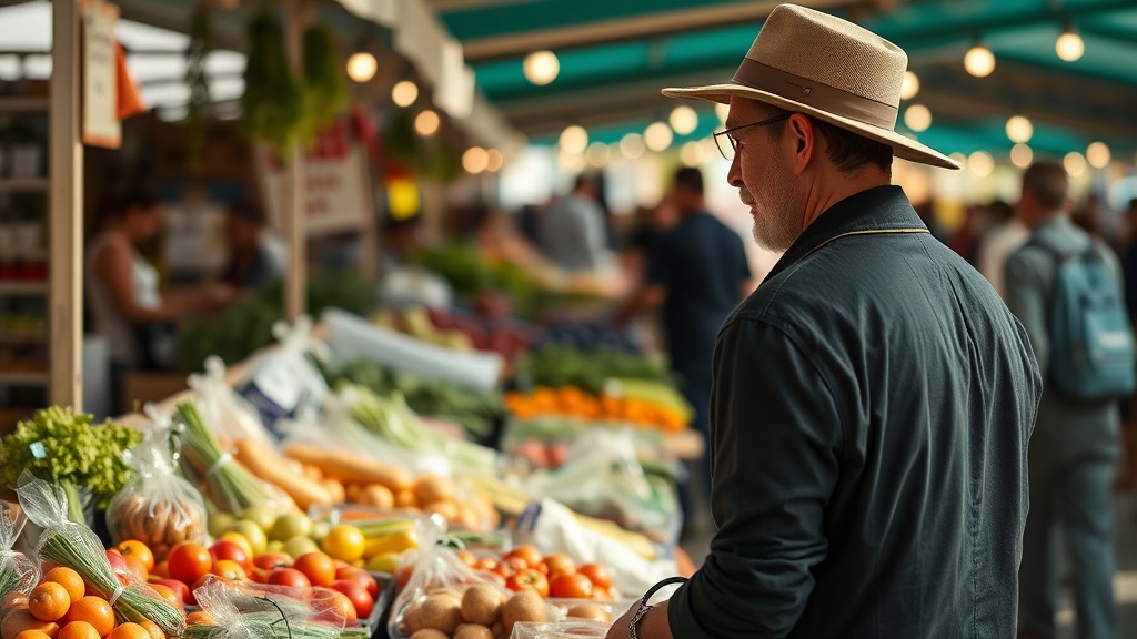 A Saturday Morning at the Local Farmers Market