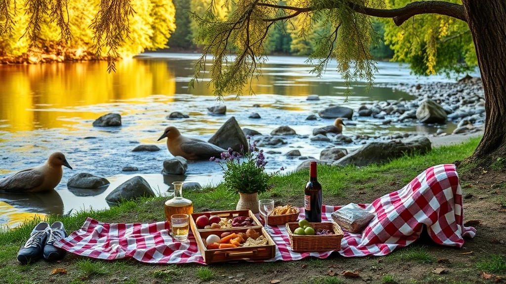 Picking the Perfect Spot for a Riverside Picnic
