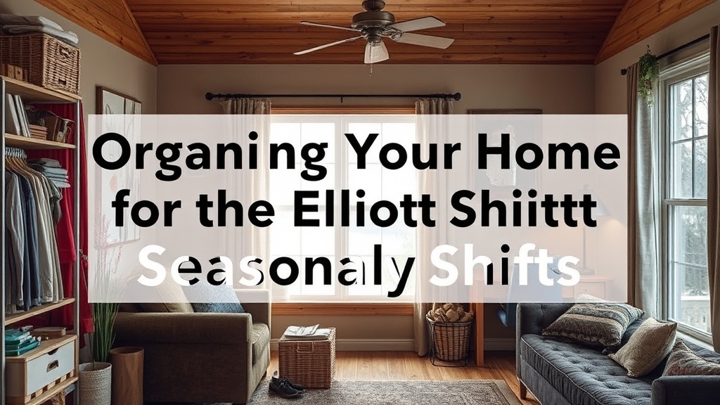 Organizing Your Home for the Elliot Lake Seasonal Shifts