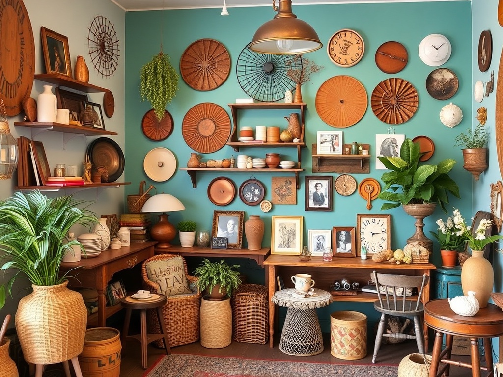 quirky independent boutique filled with handmade goods and vintage decor