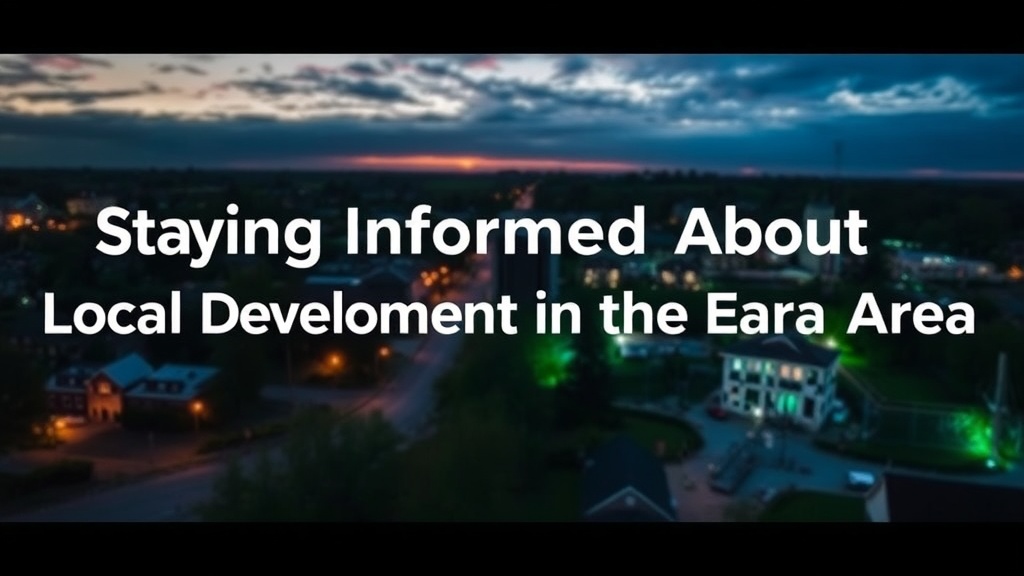 Staying Informed About Local Development in the Elora Area