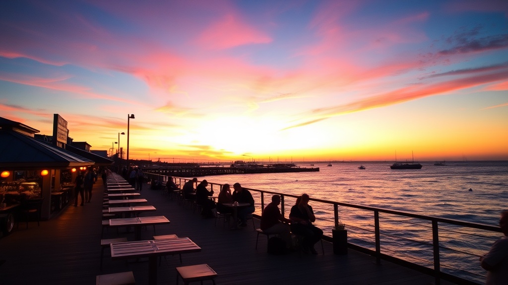 Best Local Spots for a Sunset Happy Hour Near the Seawall