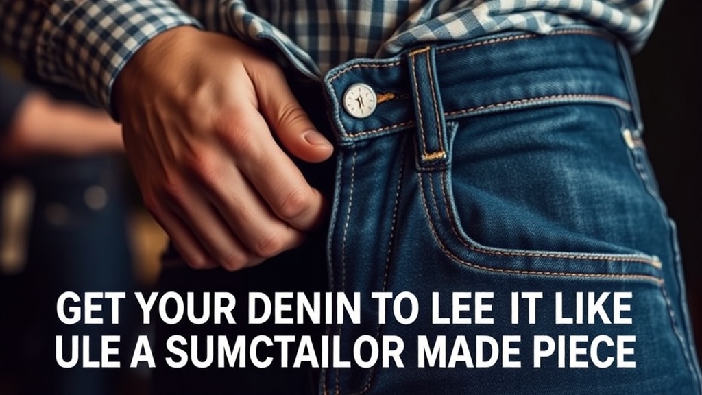 Get Your Denim to Fit Like a Custom Tailor Made Piece