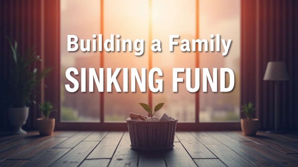 Building a Family Sinking Fund: A Step-by-Step Roadmap to Stress-Free Large Purchases