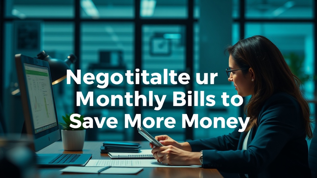 How to Negotiate Your Monthly Bills to Save More Money