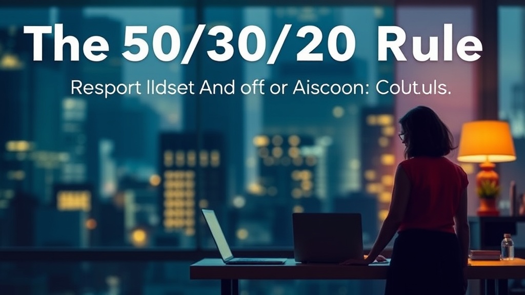 The 50/30/20 Rule: A Simple Budget Framework for Busy Families