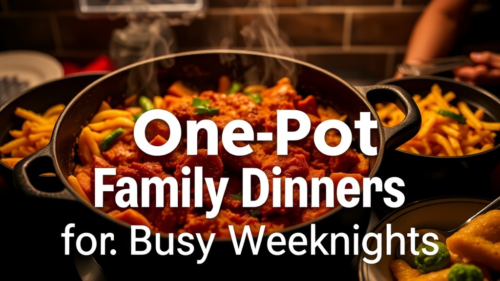 5 One-Pot Family Dinners for Busy Weeknights