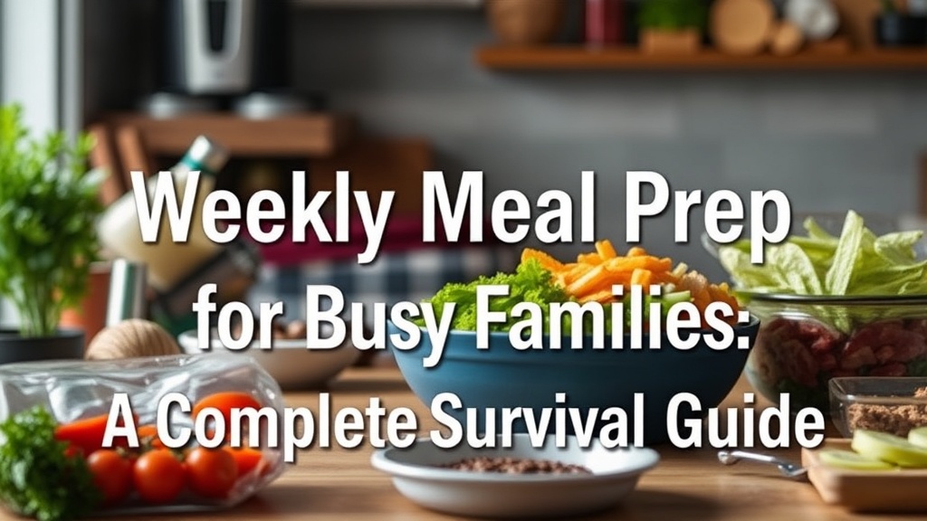 Weekly Meal Prep for Busy Families: A Complete Survival Guide