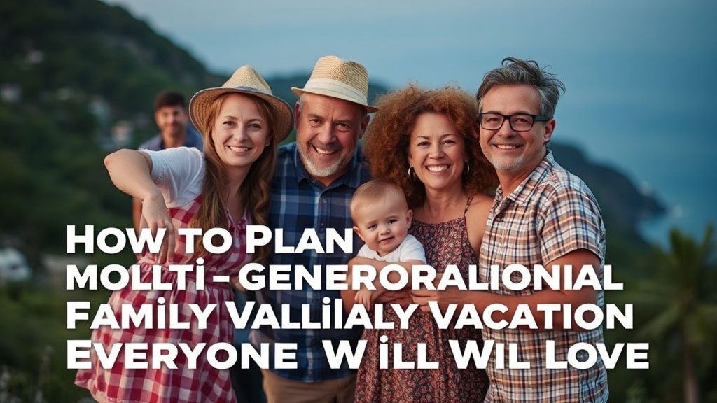 How to Plan a Multi-Generational Family Vacation Everyone Will Love