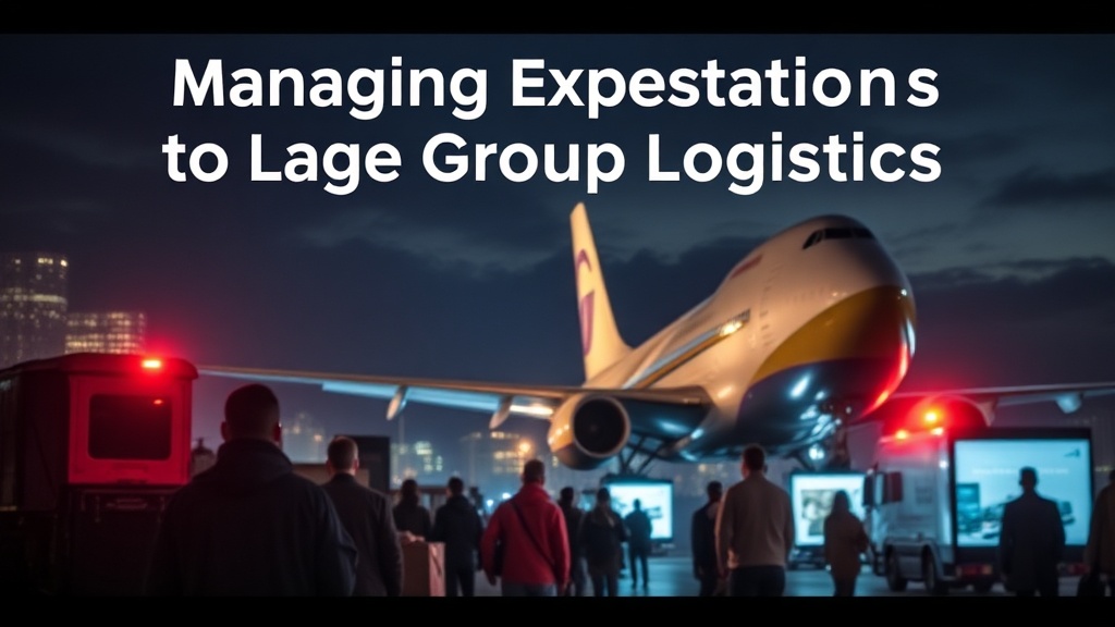 Managing Expectations for Large Group Travel Logistics