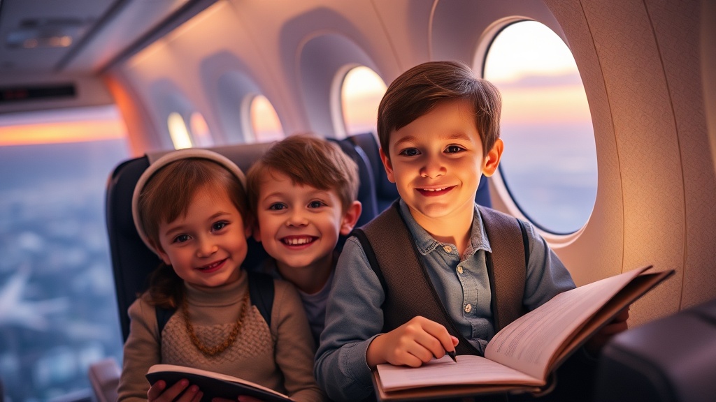 Using a Travel Journal to Keep Kids Engaged on Long Flights