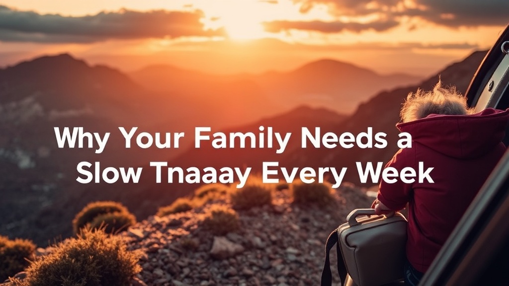 Why Your Family Needs a Slow Travel Day Every Week