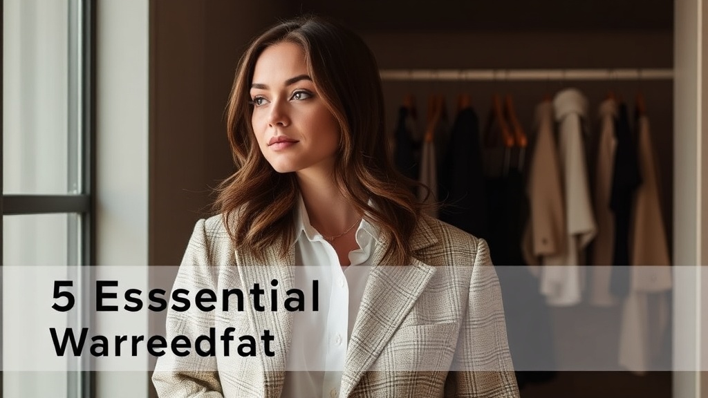5 Essential Capsule Wardrobe Pieces for Every Minimalist