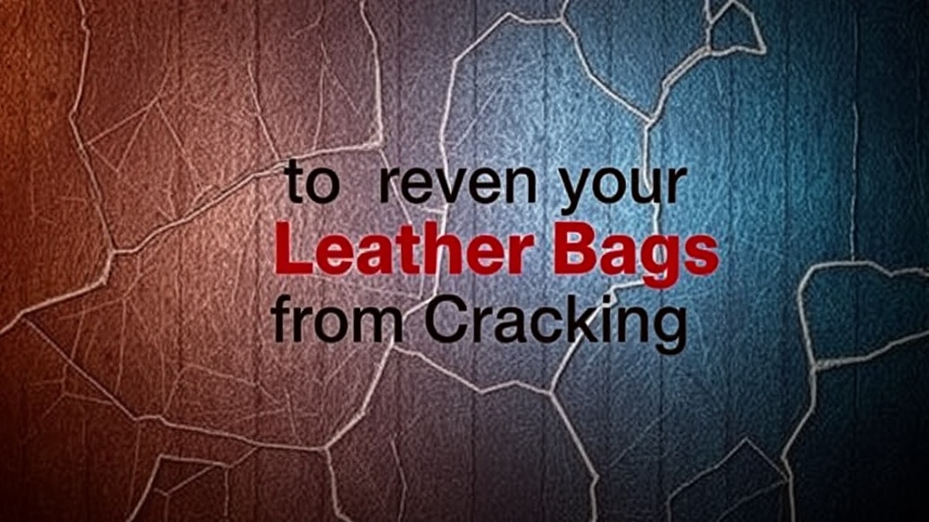 6 Ways to Prevent Your Leather Bags from Cracking
