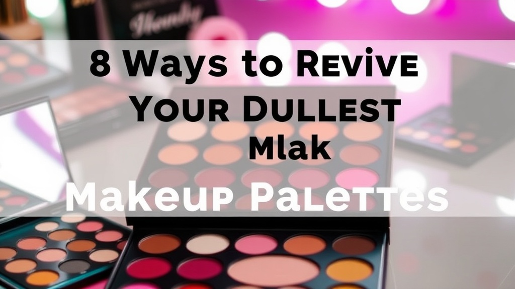 8 Ways to Revive Your Dullest Makeup Palettes