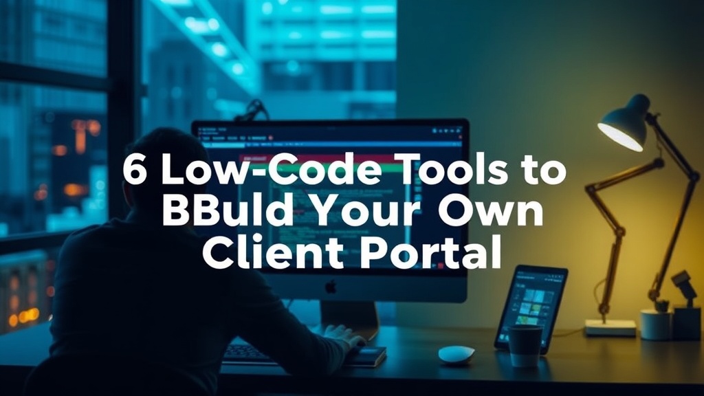 6 Low-Code Tools to Build Your Own Client Portal
