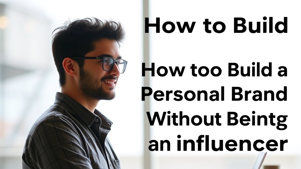 How to Build a Personal Brand Without Being an Influencer