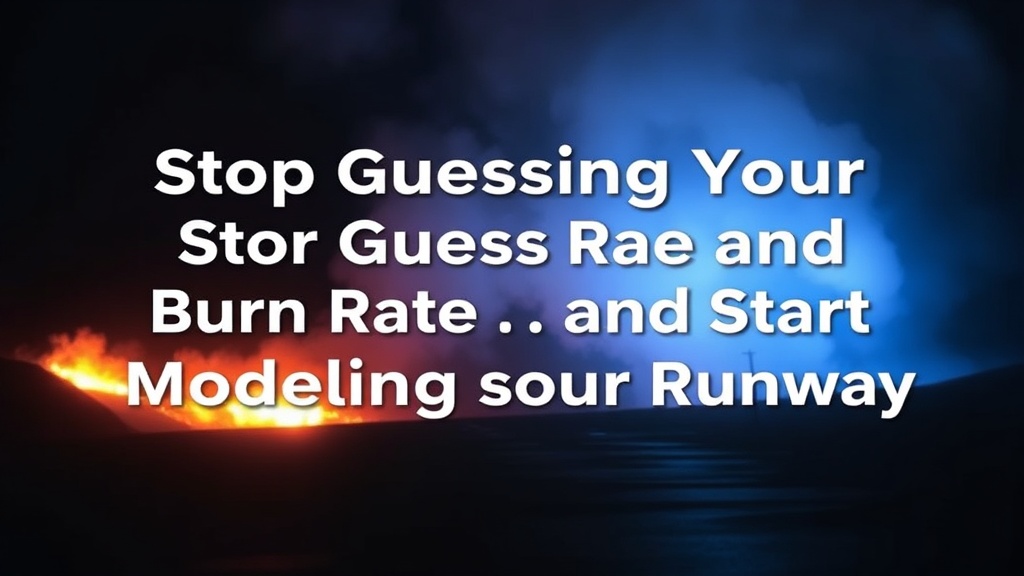 Stop Guessing Your Burn Rate and Start Modeling Your Runway