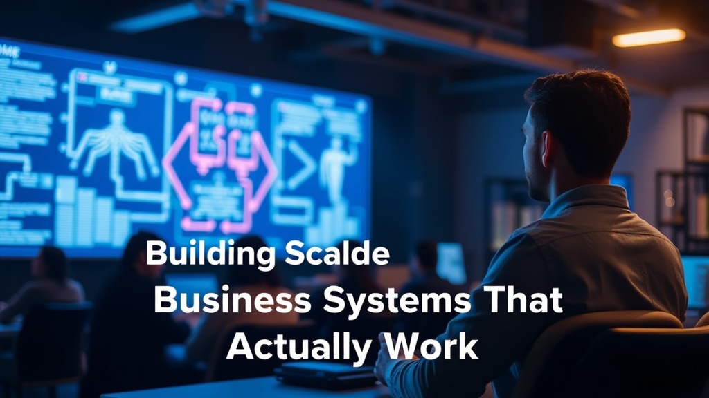 The Founder’s Guide to Building Scalable Business Systems That Actually Work