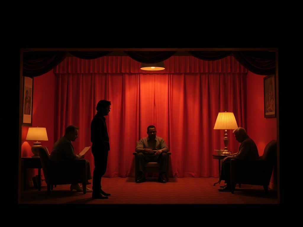 film composition example character small in frame wide negative space cinematic