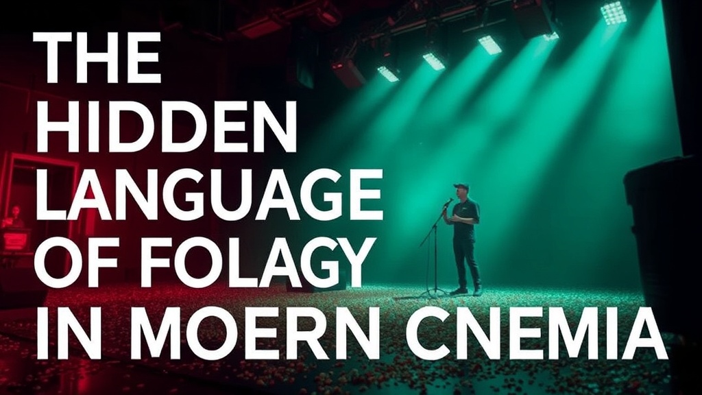 The Hidden Language of Foley in Modern Cinema