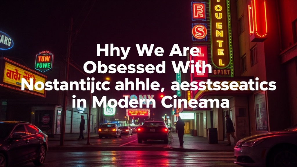 Why We Are Obsessed With Nostalgic Aesthetics in Modern Cinema