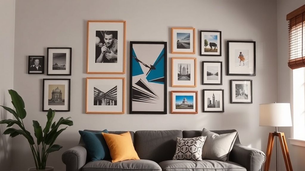 How to Style a Rental-Friendly Gallery Wall Without Nails