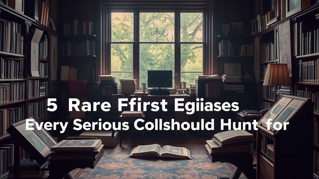 5 Rare First Editions Every Serious Collector Should Hunt For
