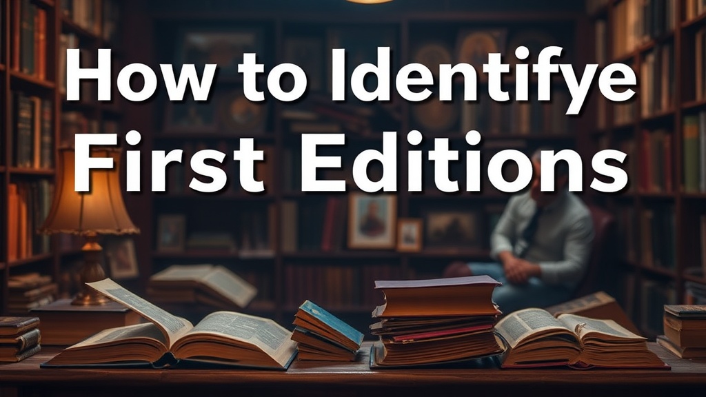How to Identify True First Editions: A Collector's Essential Guide
