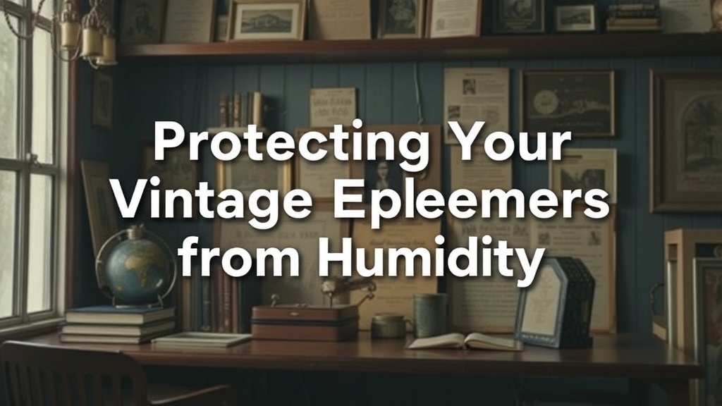 Protecting Your Vintage Ephemera from Humidity
