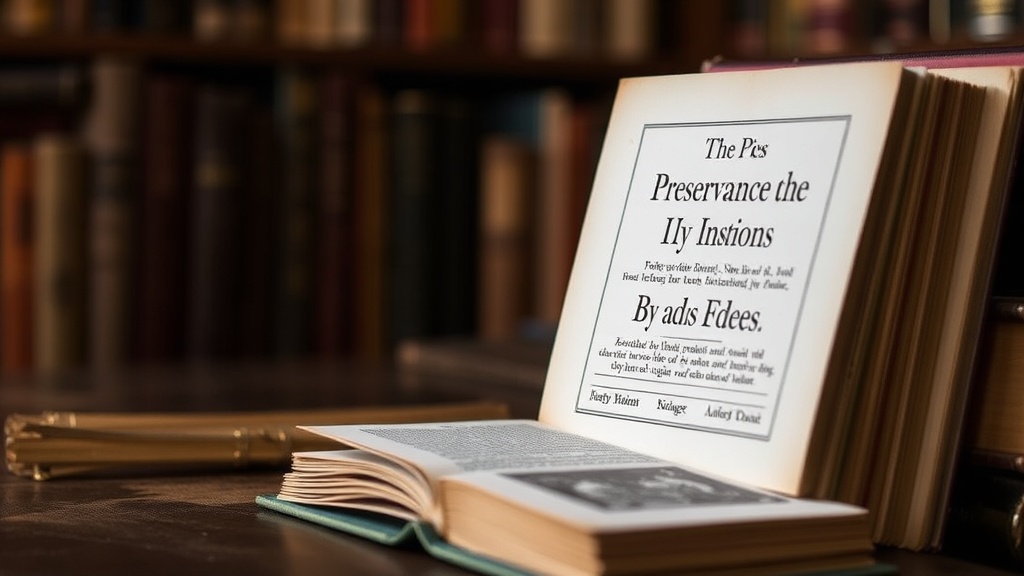 The Art of Preserving Rare First Editions: A Guide to Acid-Free Storage