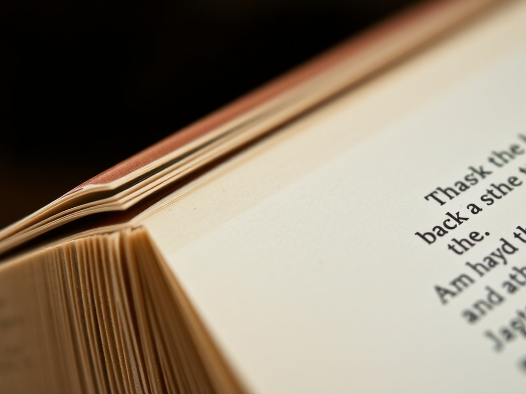 macro photograph comparing thick aged paper vs thinner modern paper in book gutter, side by side, dramatic contrast, archival setting