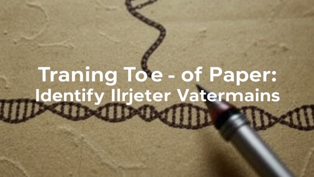 Tracing the DNA of Paper: Identifying Authentic Watermarks