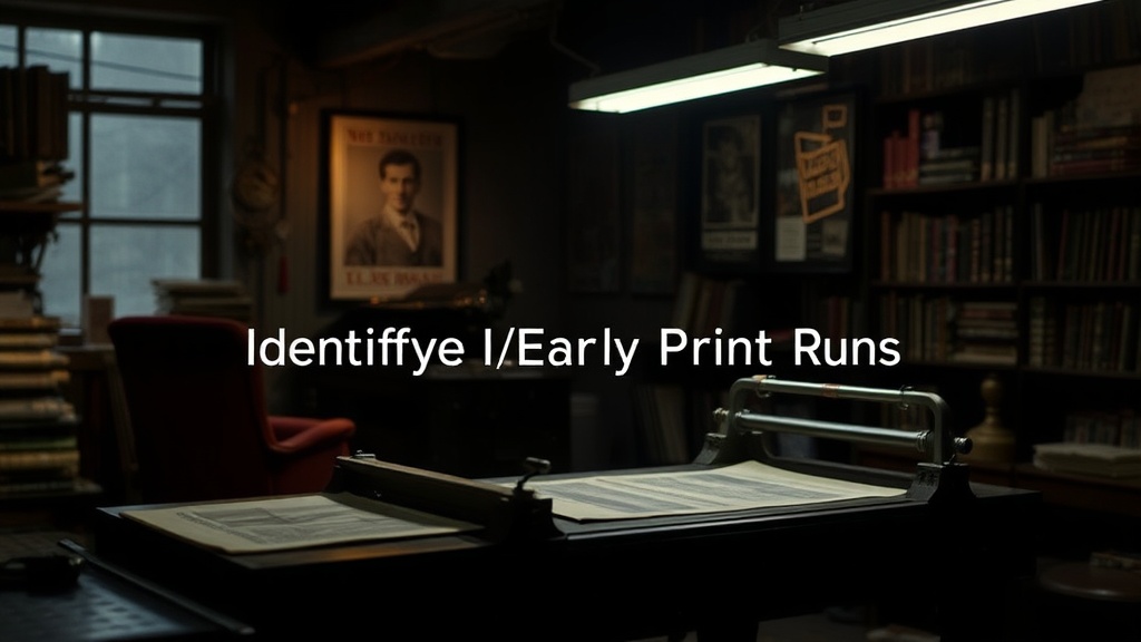 Tracing the Ghost of the Ink: Identifying Early Print Runs