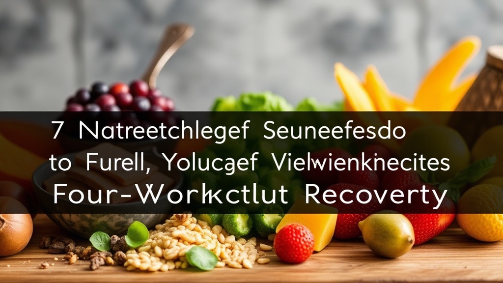 7 Nutrient-Dense Superfoods to Fuel Your Post-Workout Recovery