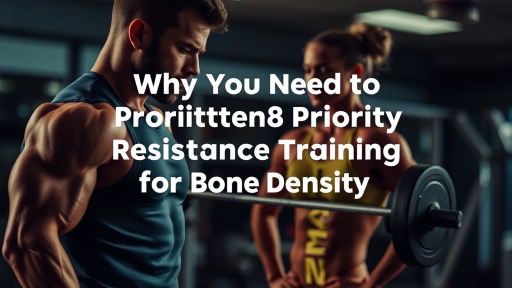 Why You Need to Prioritize Resistance Training for Bone Density