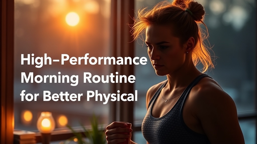 Build a High-Performance Morning Routine for Better Physical Output