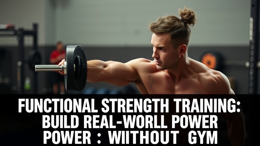 Functional Strength Training: Build Real-World Power Without the Gym