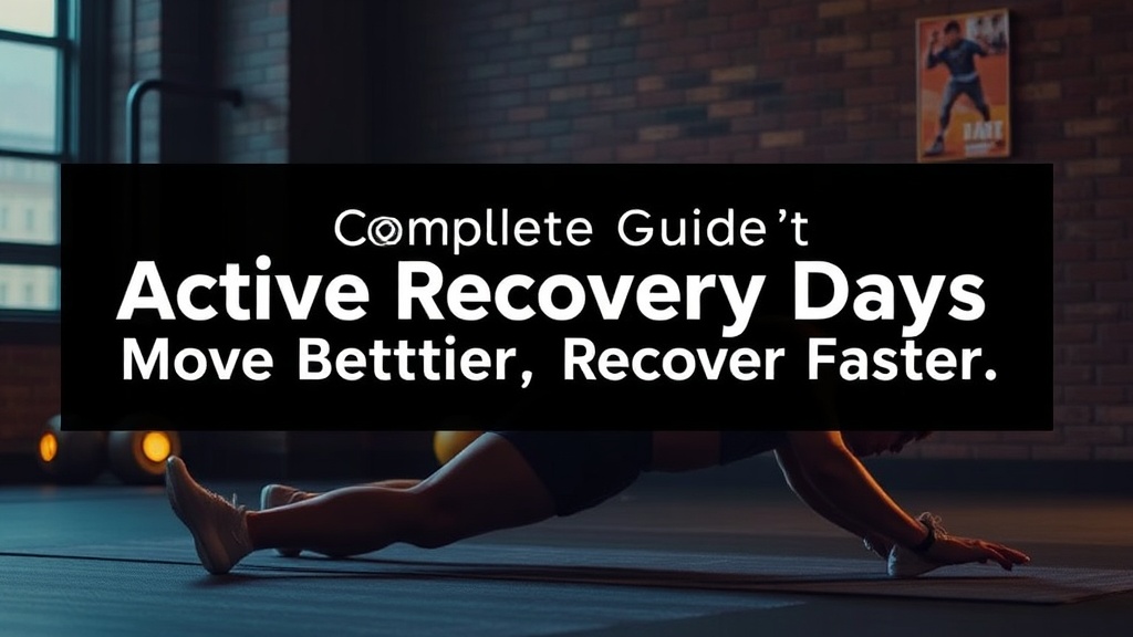 The Complete Guide to Active Recovery Days: Move Better, Recover Faster