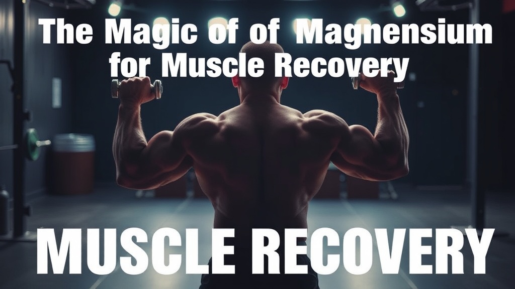 The Magic of Magnesium for Muscle Recovery